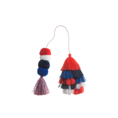 Bogg Bag Bauble - Usa Double Tassel - Essential Carry