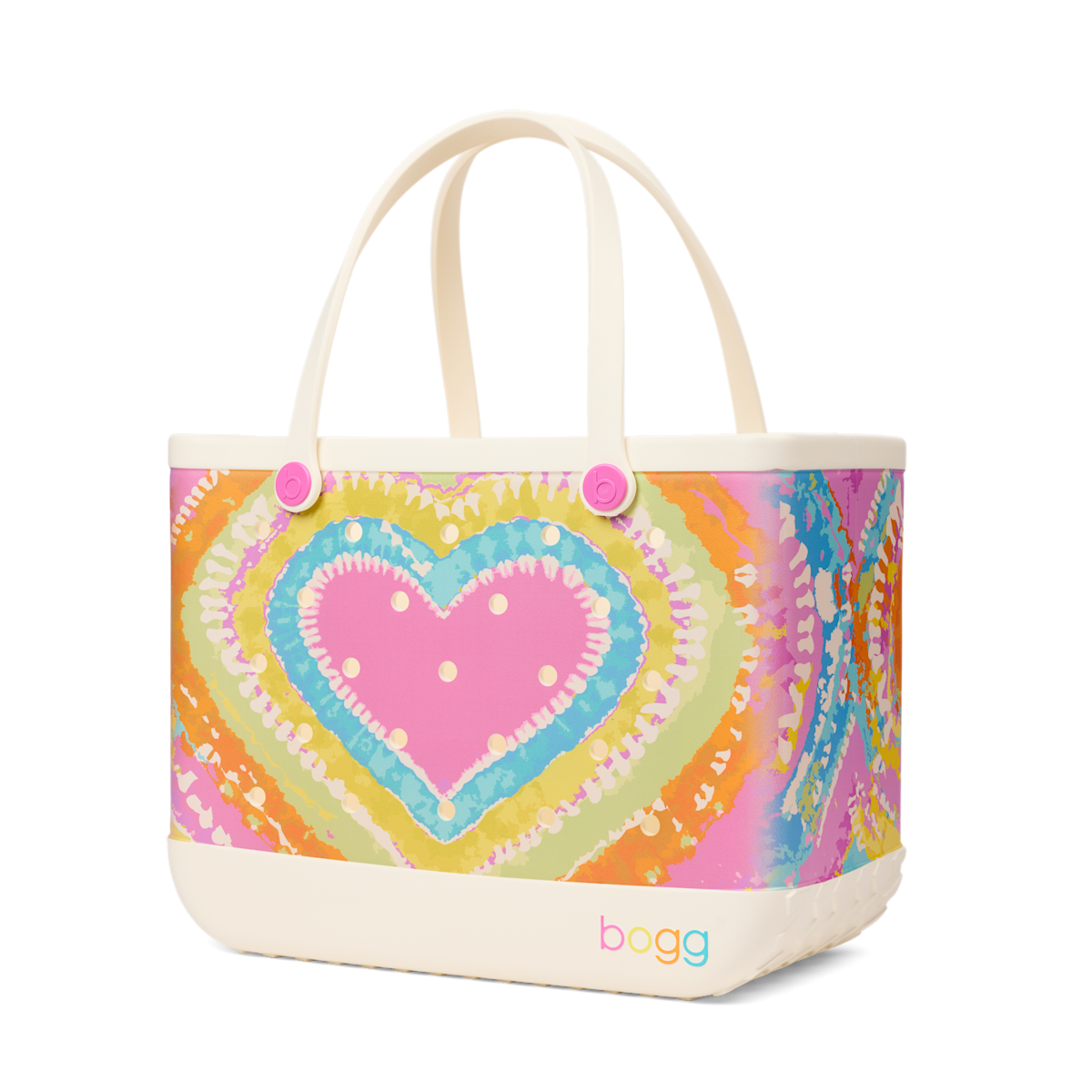 Original Bogg Bag - Dye-licious Heart Pink Taffy - Adventure Bottle