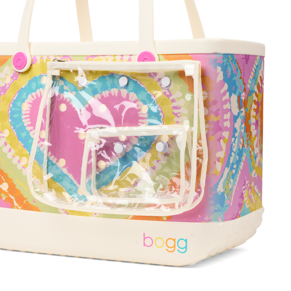 Original Bogg Bag - Dye-licious Heart Pink Taffy - Adventure Bottle