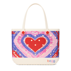 Original Bogg Bag - Dye-licious Heart Buoy Red - Patio Fit