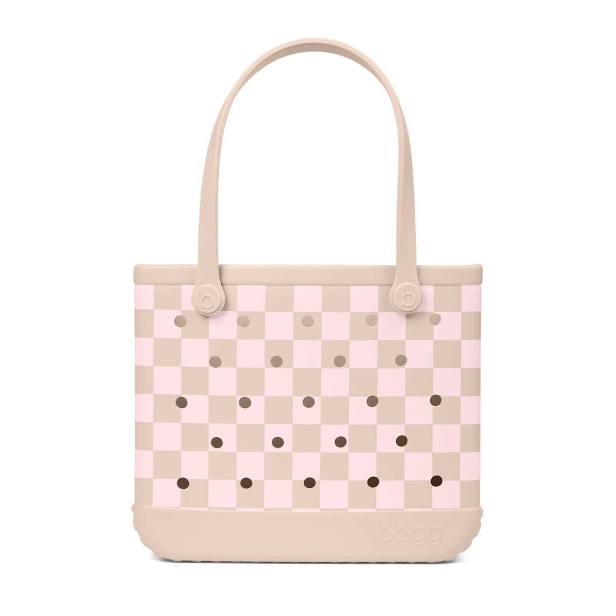 Baby Bogg Bag - Checkered Linen/ Pink Marshmallow - Morning Favorite