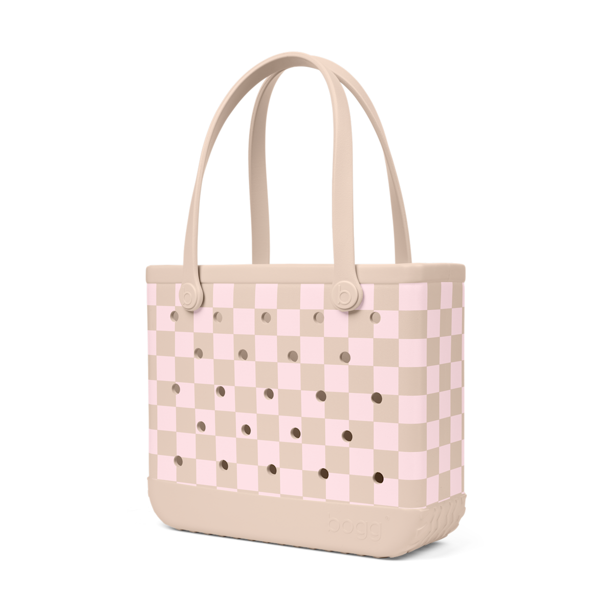Baby Bogg Bag - Checkered Linen/ Pink Marshmallow - Morning Favorite