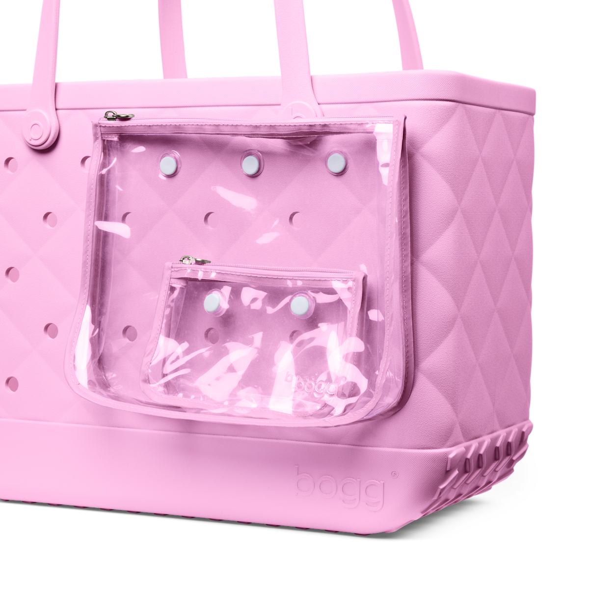 Original Bogg Bag - Quilted Pink Taffy - Clean Outdoor