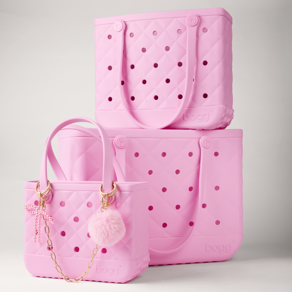 Original Bogg Bag - Quilted Pink Taffy - Clean Outdoor