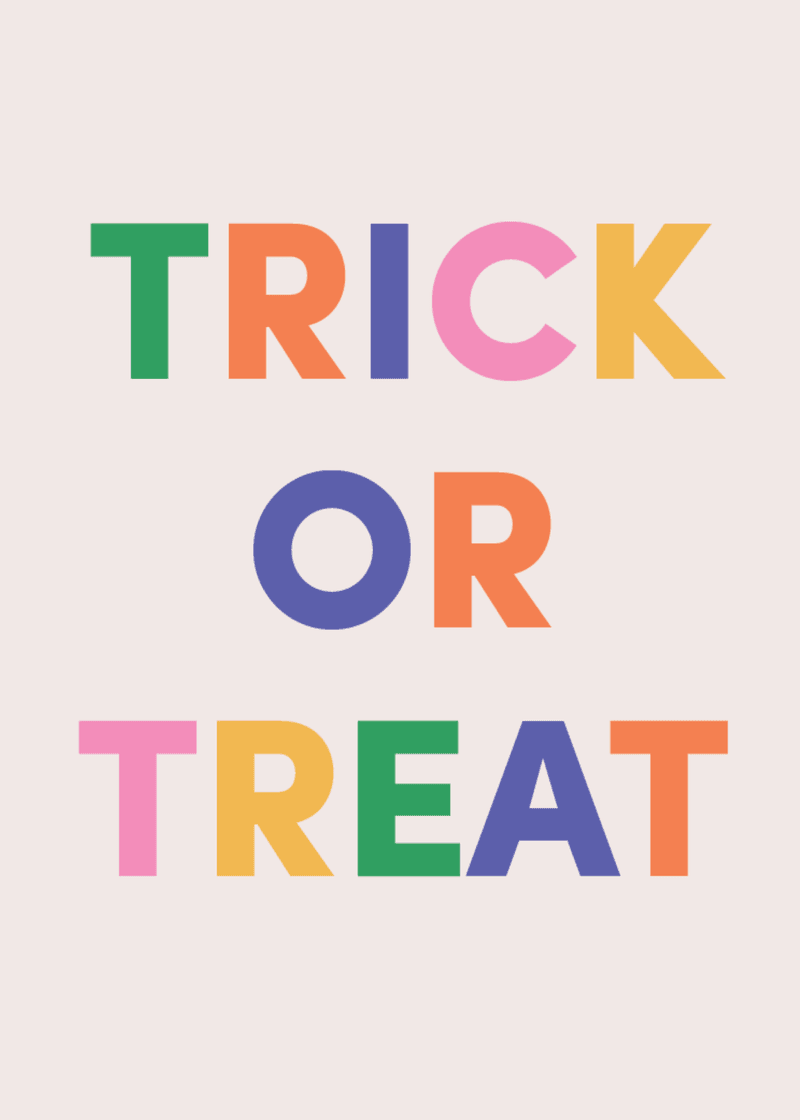 Trick or Treat Greeting Card - Morning Replacement