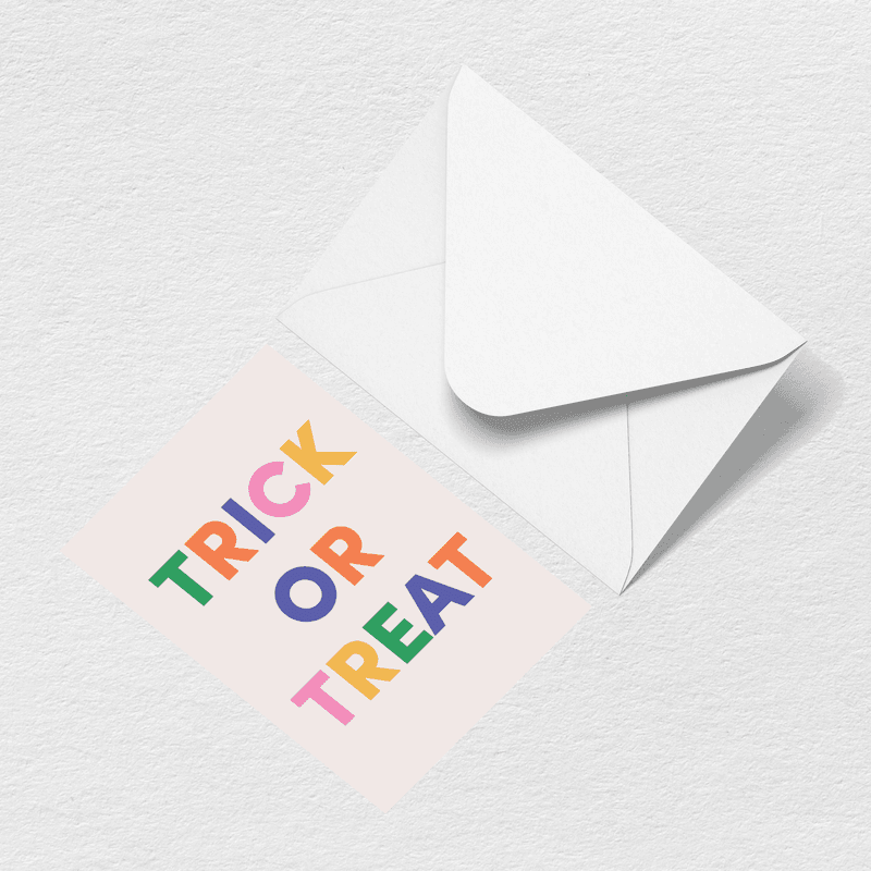 Trick or Treat Greeting Card - Morning Replacement